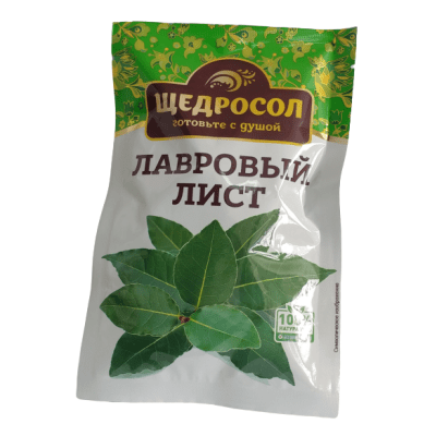 Лавровый лист 10гр. Щедросол ⋆ Русфуд - продукты с доставкой