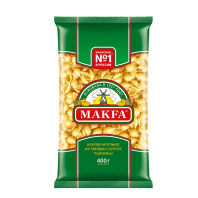 Вермишель Макфа Ракушки 400 гр. איטריות מקפה ⋆ Русфуд - продукты с ...