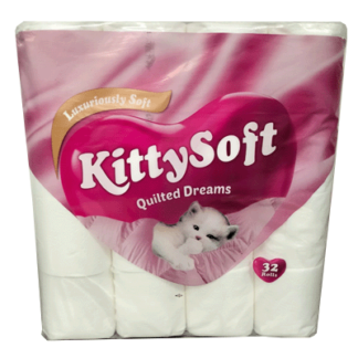 Туалетная бумага KittySoft 32 рул