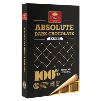 Шоколад чёрный 100% без сахара 90 гр. שוקולד מריר