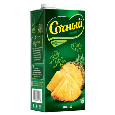 Нектар Сочный Ананас 2 л. מיץ אננס ⋆ Русфуд - продукты с доставкой
