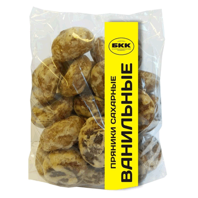 Пряники сахарные ванильные 500 гр. דובשניות וניל