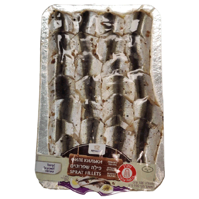 Филе кильки пряного посола 100 гр. פילה שפרוטים ⋆ Русфуд - продукты с ...