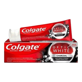 Зубная паста Colgate Optic white 50 мл. משחת שיניים קולגייט אופטיק וויט עם פחם