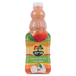 Сок яблочный При Нив 100% натуральный 1 л. מיץ תפוחים סחוט 100% טבעי