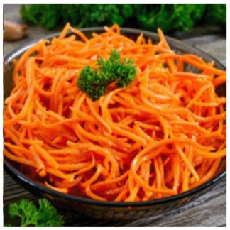Морковь по корейски גזר קוריאני