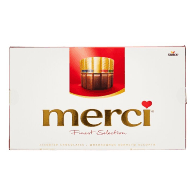 Ассорти шоколада Merci 400 гр. אסורטי שוקולד ⋆ Русфуд - продукты с ...