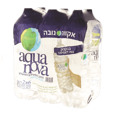 Вода Aqua Nova 6*2 л. מים מינרלים אקווה נובה ⋆ Русфуд - продукты с ...