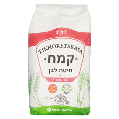 Мука Тихорецкая 1 кг. קמח טיחורצקיי ⋆ Русфуд - продукты с доставкой