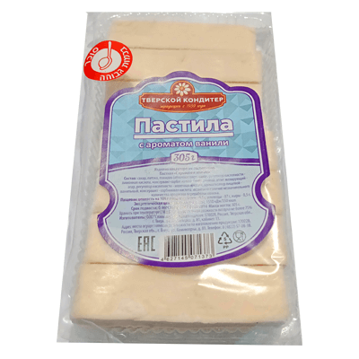 Пастила с ароматом ванили 305 гр. ⋆ Русфуд - продукты с доставкой