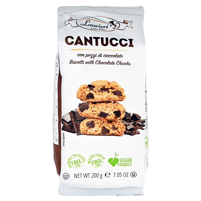 Итальянское печенье Cantucci с кусочками шоколада 200 гр. עוגיות עם ...