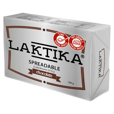 ממרח מחמאה בטעם שוקולד 200 גרם LAKTIKA