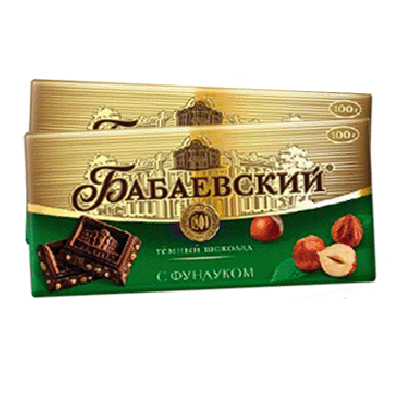 Шоколад Бабаевский с Фундуком 100 г. שוקולד באבייב עם פונדוק