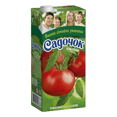 Сок Садочек томатный с солью 1.5 L.