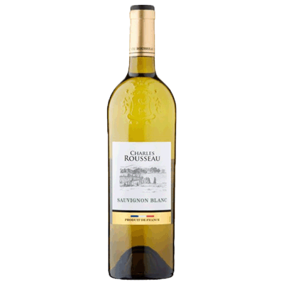 Вино Чарльз Руссо белое сухое 0.75 L. (Франция) יין לבן יבש