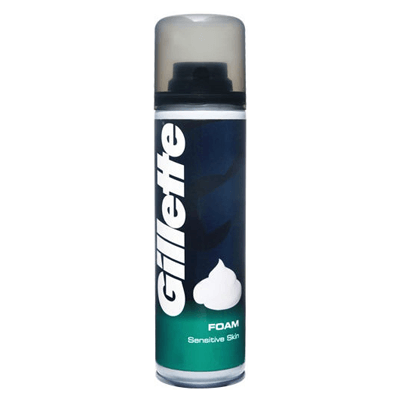 Пена для бритья Gillette для чувствительной кожи קצף גילוח לעור רגיש