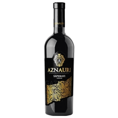 Вино AZNAURI SAPERAVI 0.75 L. יין אדום יבש