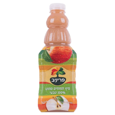 Сок яблочный При Нив 100% натуральный 1 л. מיץ תפוחים סחוט 100% טבעי