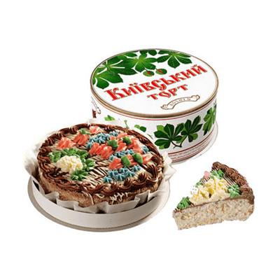 Торт Киевский Рошен 450 гр. עוגה קייבסקיי