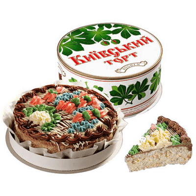 Торт Киевский Рошен 850 гр. עוגה קייבסקיי