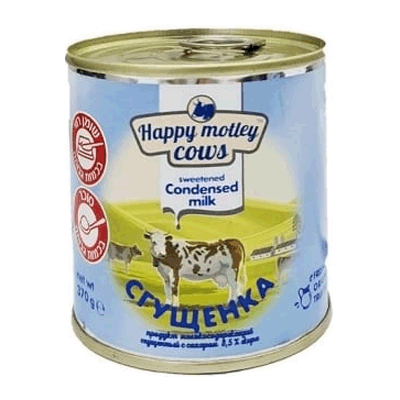 Сгущенка 370 гр. חלב מרוכז בתוספת שמן צמחי