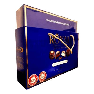 Подарочный набор конфет Royal ассорти 370 гр. אסורטי שוקולדים