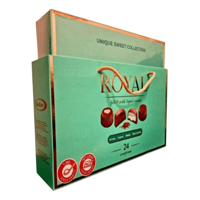 Подарочный набор конфет Royal 370 гр. אסרטי שוקולדים
