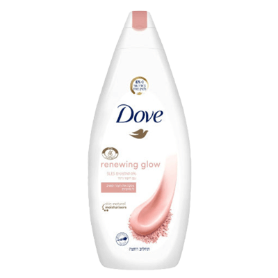 Крем-мыло Dove Renewing glow 500 мл. תחליף רחצה דאב חימר ורוד