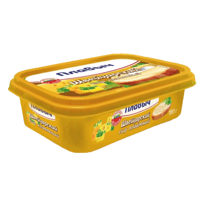 Сыр плавленый Швейцарский Плавыч 180 гр. גבינה מותכת שווייצרית